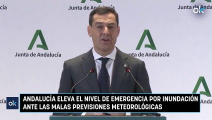 Andalucía eleva el nivel de emergencia por inundación ante las malas previsiones meteorológicas