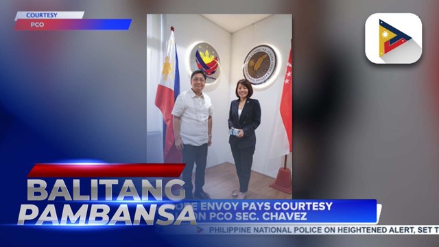 Singapore envoy pays courtesy call on PCO Sec. Chavez