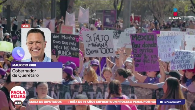 El gobernador de Querétaro, Mauricio Kuri, se pronuncia ante el caso de Esmeralda