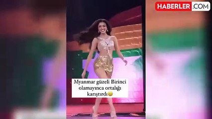 Güzellik yarışmasında birinci olamayınca sinir krizine giren adayın tacı geri alındı