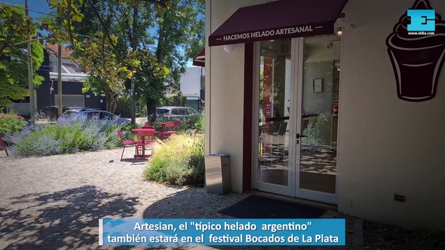 Artesian, el típico helado argentino , también estará en el festival Bocados de La Plata