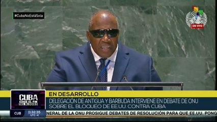 Antigua y Barbuda condena el bloqueo de EE.UU. contra Cuba