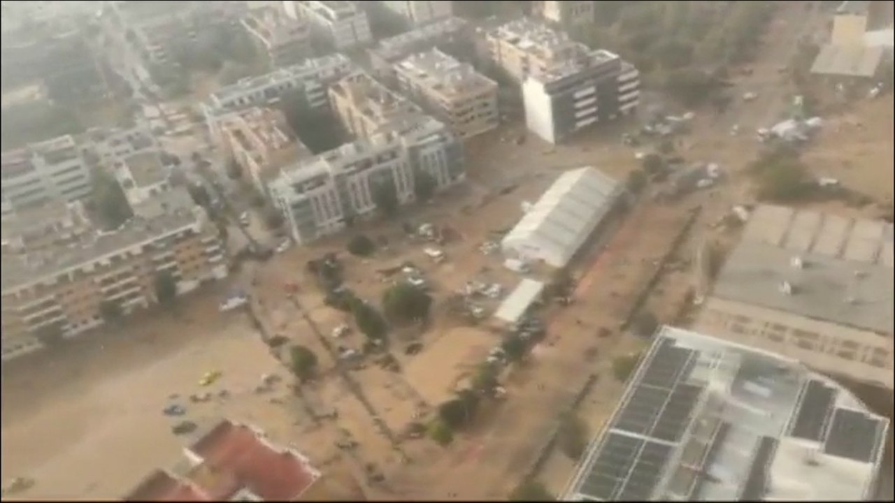 Así ha quedado el área metropolitana de Valencia tras el paso de la DANA