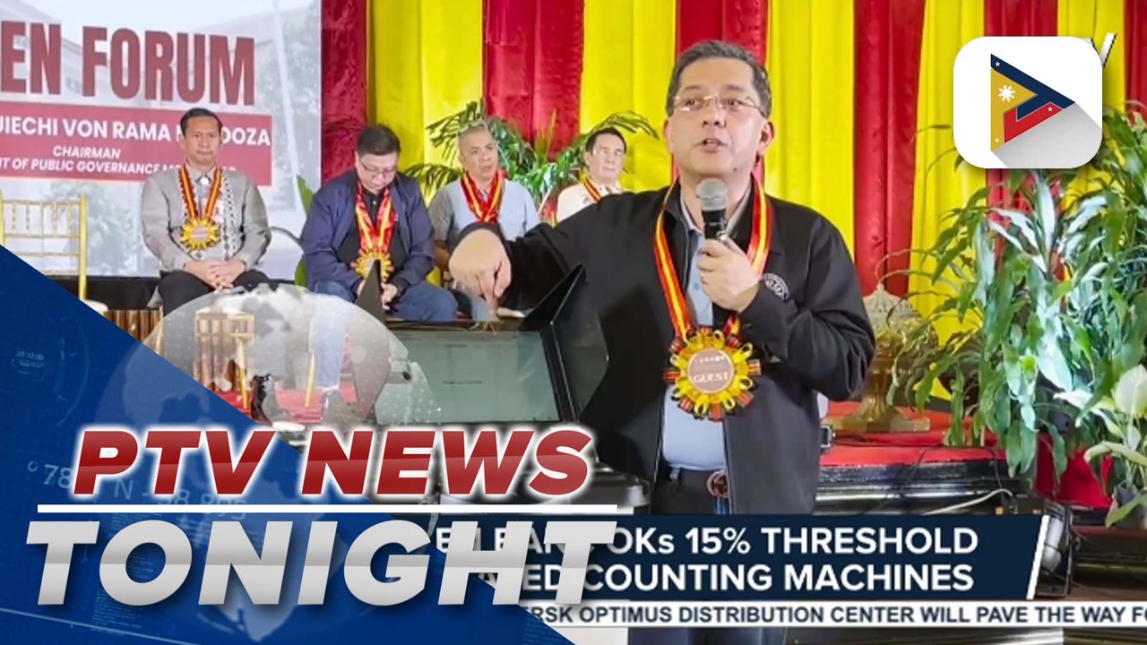 Comelec en banc OKs 15% threshold for automated counting machines