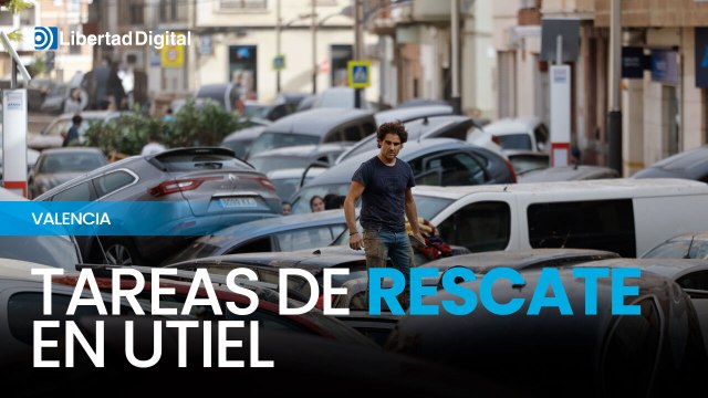 Continúan las tareas de rescate en Utiel