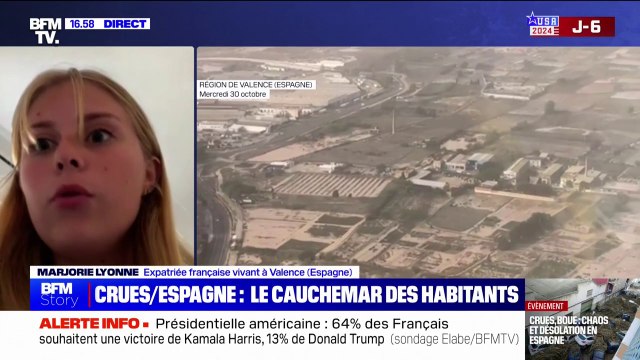 J'avais une rivière d'eau derrière moi : Le témoignage d'une expatriée française à Valence sur les intempéries qui ont touché le sud-est de l'Espagne