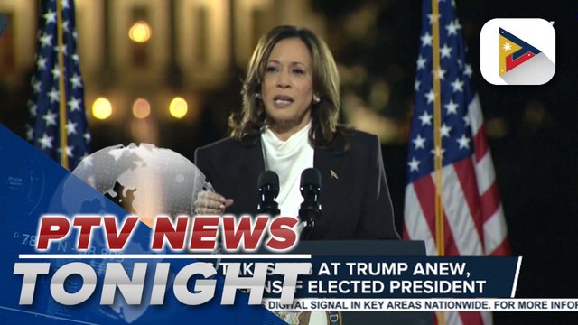 Harris takes jab at Trump anew, lays out plans if elected U.S. president