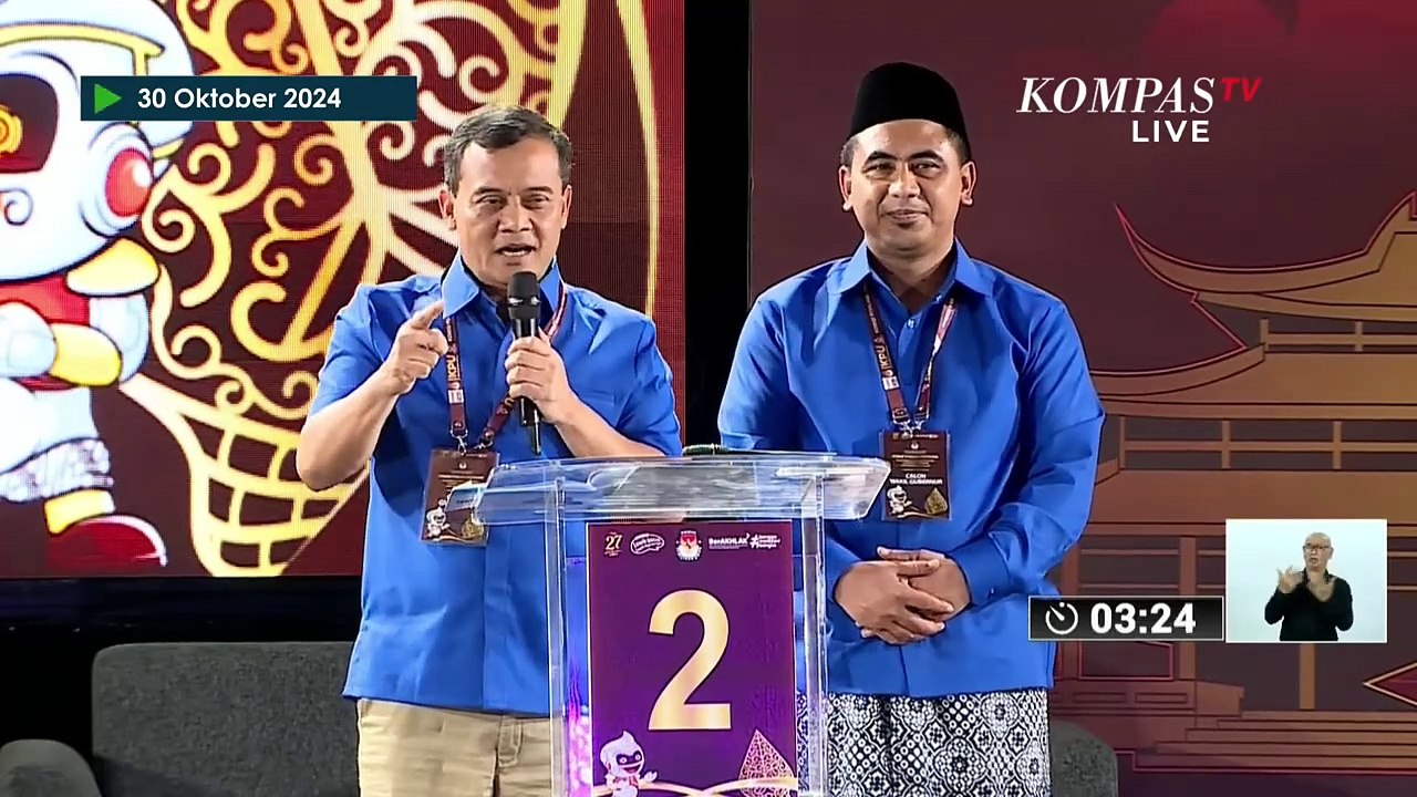 Debat Perdana, Maulan Aklil Janjikan 7.000 Lapangan Kerja hingga Pendidikan dan Kesehatan Gratis