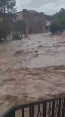 La DANA llega hasta Teruel: La Hoz de la Vieja se inunda y se desploman cuatro puentes