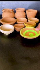 Miniature Clay Kitchen Set Unboxing