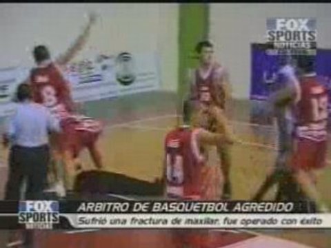 - Basketball Player Knocks out -