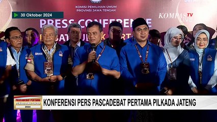 [FULL] Ahmad Luthfi soal Debat Perdana Pilkada Jateng: Penuh Persahabatan