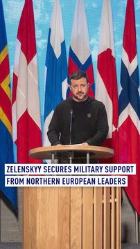 Zelenskyy secures military support from Northern European leaders