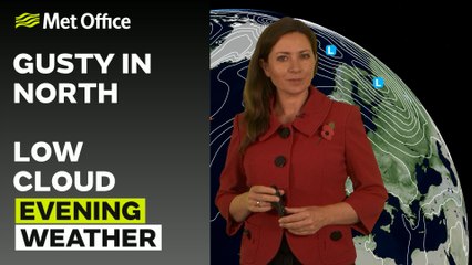Met Office Wednesday Evening Weather Forecast 30/10/24