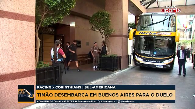 CORINTHIANS DESEMBARCA NA ARGENTINA E FINALIZA PREPARAÇÃO PARA ENCARAR O RACING | PRIMEIRO TEMPO