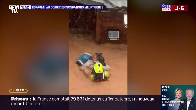 Espagne: au cœur des inondations meurtrières