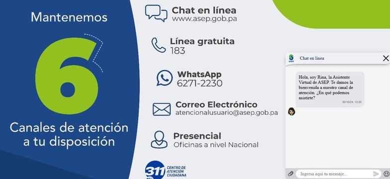 Vea la forma correcta de utilizar a RINA; la plataforma digital de ASEP
