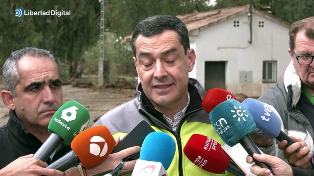 Moreno informa sobre el impacto de la DANA en Andalucía con nuevos datos de daños y afectados
