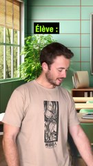 La prof ne veut pas le laisser manger en cours 