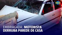 Motorista embriagada derruba parede de quarto de uma casa e fere outra mulher em cidade mineira