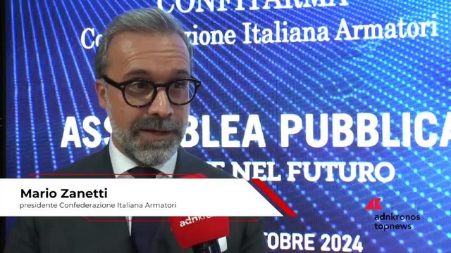 Assemblea Confitarma, Zanetti: “L’economia del mare ricopre oggi, più che mai, un ruolo centrale nelle strategie nazionali”
