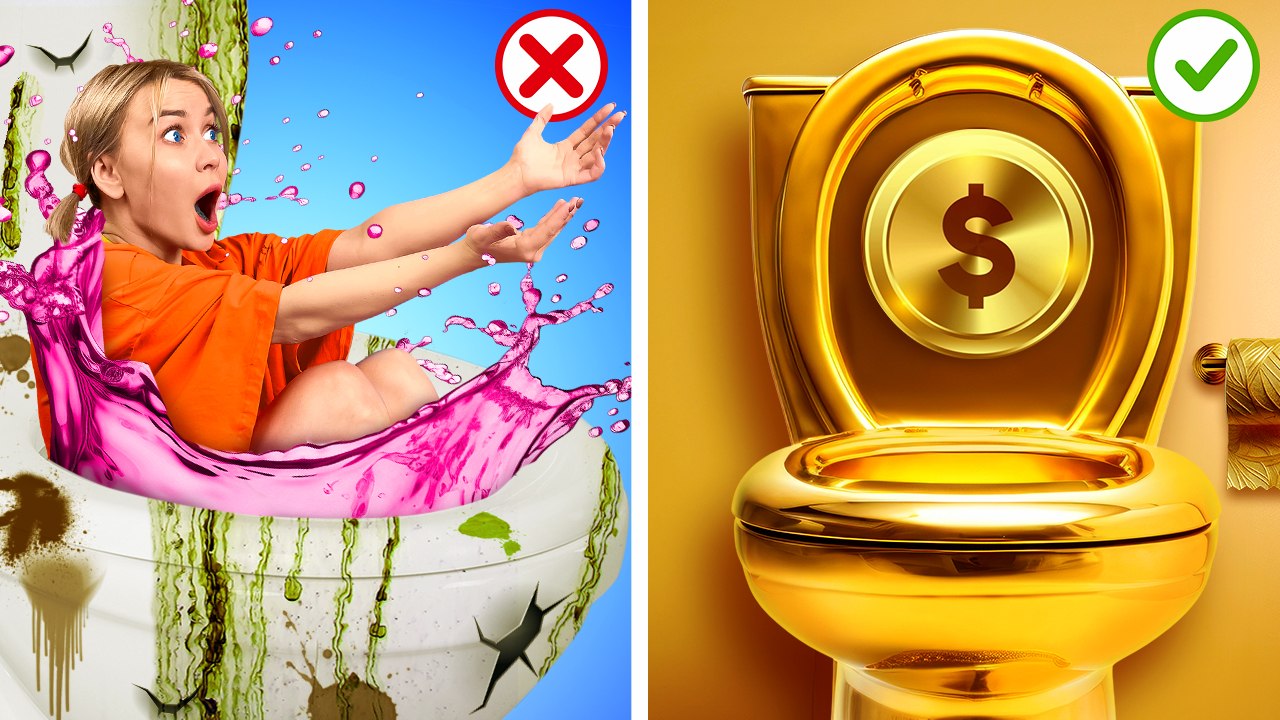 MAMAN RICHE VS MAMAN PAUVRE ! Astuces parentales riches vs fauchées et gadgets cool