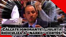 ¡Cállate “Narko”! ¡Julieta Ramírez ridiculiza a “Narko Cortés por atacar la reforma judicial!