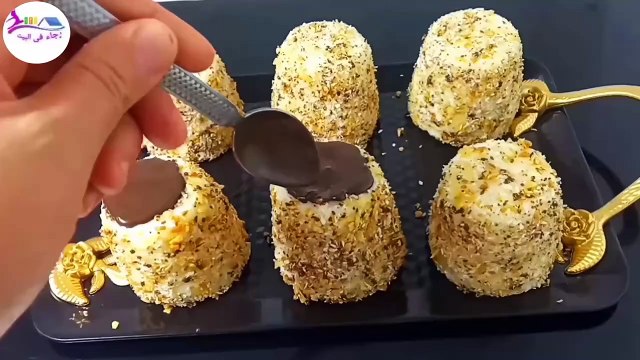 عندك حليب و ماء حضري تحلية باردة بدون دقيق و بدون فرن و بدون فلو و بدون بيض و بدون كريم شانتيي