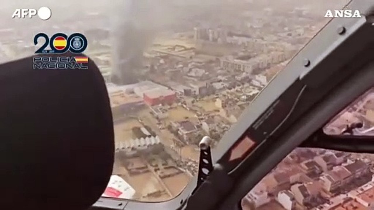 Maltempo in Spagna, le immagini dall'alto delle zone devastate