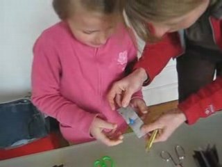 réaliser une étoile décorative