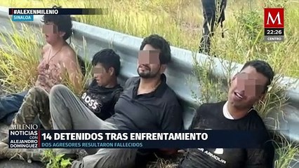 Capturan a 14 en Sinaloa tras violento enfrentamiento armado