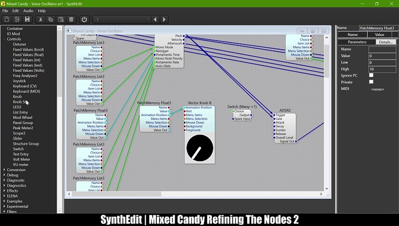 JWP-SynthEdit-Mixed Candy Refining The Nodes 3