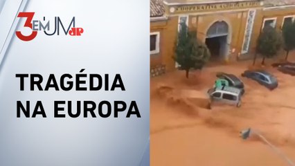 Enchente na Espanha deixa mais de 90 mortos e desaparecidos