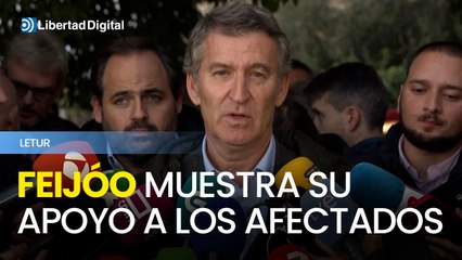 Feijóo Viaja a Letur para Apoyar a los Afectados por la DANA