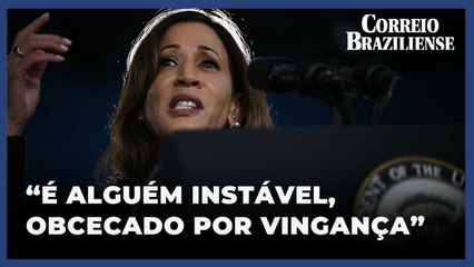 Kamala acusa Trump de querer 'poder sem controle'