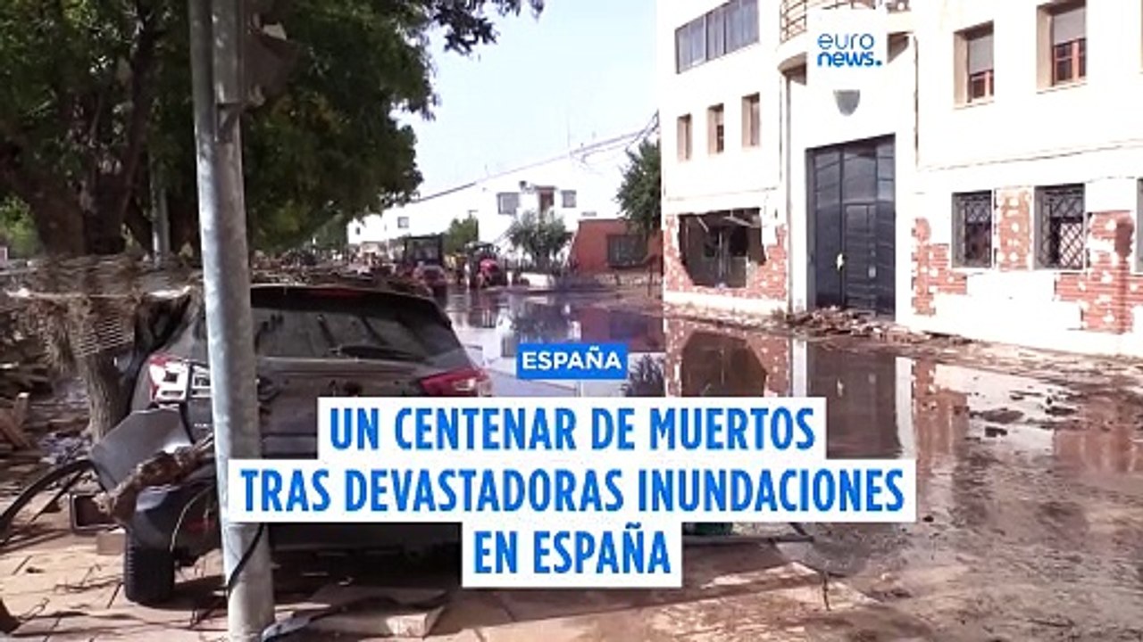 España desbordada por la Dana: un centenar de muertos y más de 1200 atrapados en carreteras