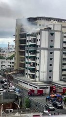 Incendio afecta apartamento en torre del sector Evaristo Morales