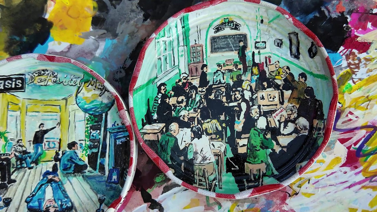 Meet the tin-lid Banksy who leaves free art around gig venues
