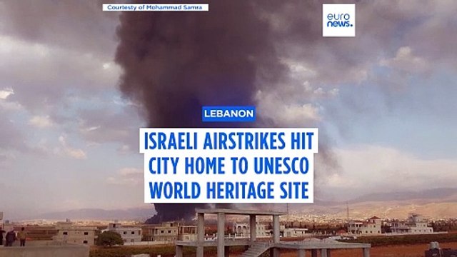 Israeli airstrikes hit Lebanese city of Baalbek, home to UNESCO World Heritage Site