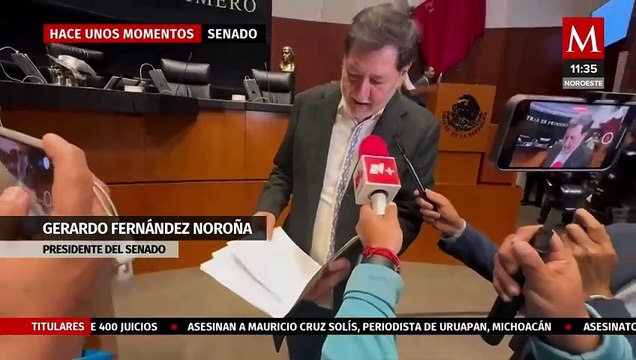 Aquí están : Fernández Noroña muestra renuncias de 8 ministros de la SCJN