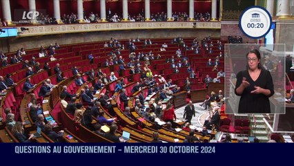 Questions au Gouvernement - Questions au Gouvernement du mercredi 30 octobre 2024