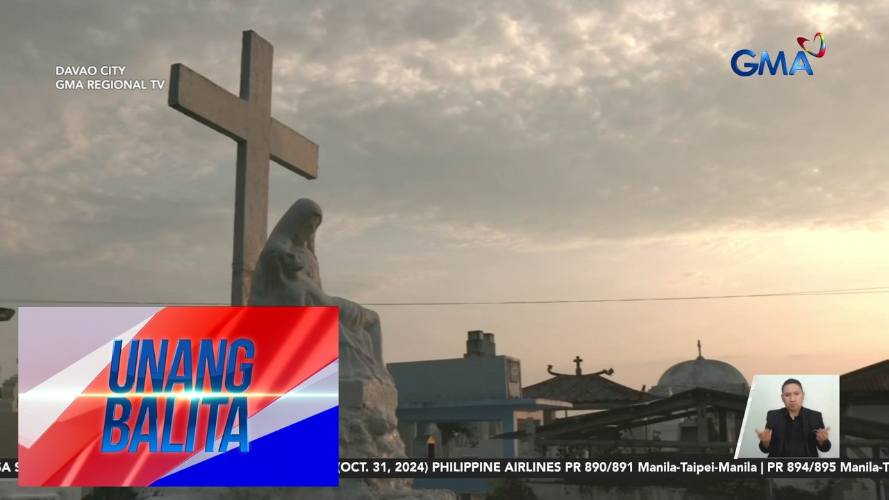 Mga bibisita sa puntod ng kanilang mga mahal sa buhay, maagang dumating sa Roman Catholic Public Cemetery | Unang Balita