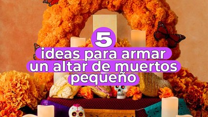 Hack de 10: 5 ideas para armar un altar de muertos pequeño🕯️