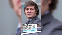 Milei despidió a su canciller tras voto de Argentina a favor de Cuba en la ONU