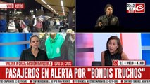 Pasajeros en alerta por 