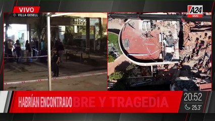 Habrían encontrado dos nuevos cuerpos en el derrumbe en Villa Gesell