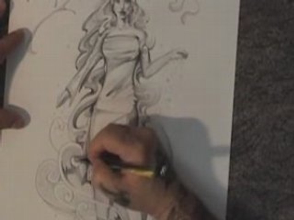 Orisha Speed drawing by Andre Sparta