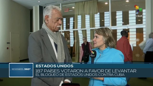 187 países votaron a favor de levantar el bloqueo de EE.UU. a Cuba