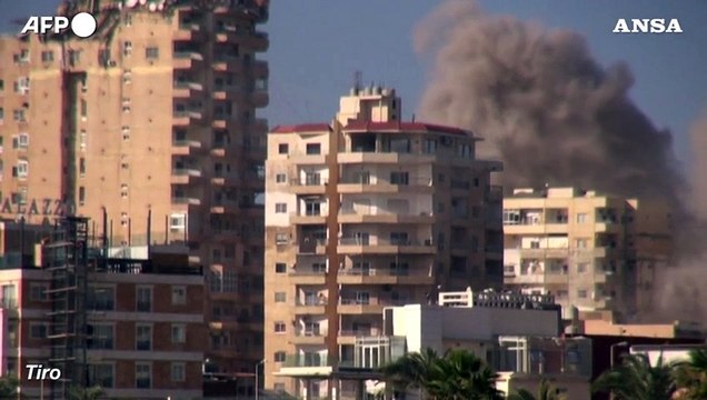 Libano: attacchi israeliani su Tiro, Baalbek e Sidone