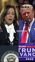 Obral Janji hingga Saling Serang di Kampanye Akbar Trump dan Harris